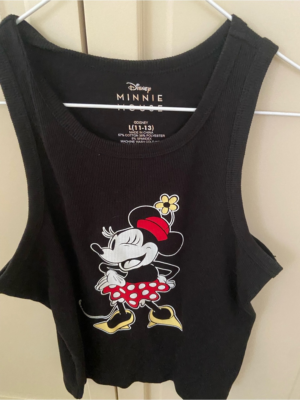Disney Minnie Mouse Black Tank Top